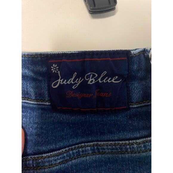 Judy Blue High Rise Straight Leg Dark Blue Jeans Classic Size 14W Plus Size - Picture 10 of 16